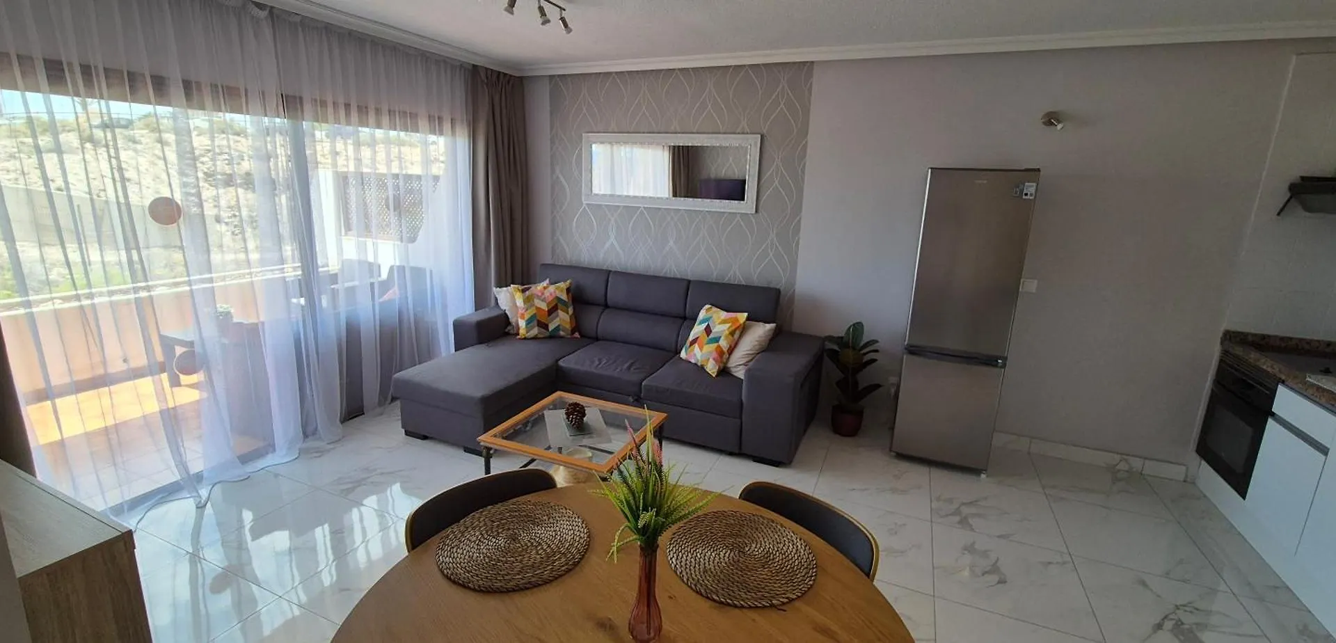 Modern Apartment In Golf Del Sur, Ac237, Tempered Pool And Ocean View サンミゲル・デ・アボナ